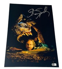 Steven Spielberg Signed Autograph 12x18 Photo Jaws Jurassic Park ET Beckett COA