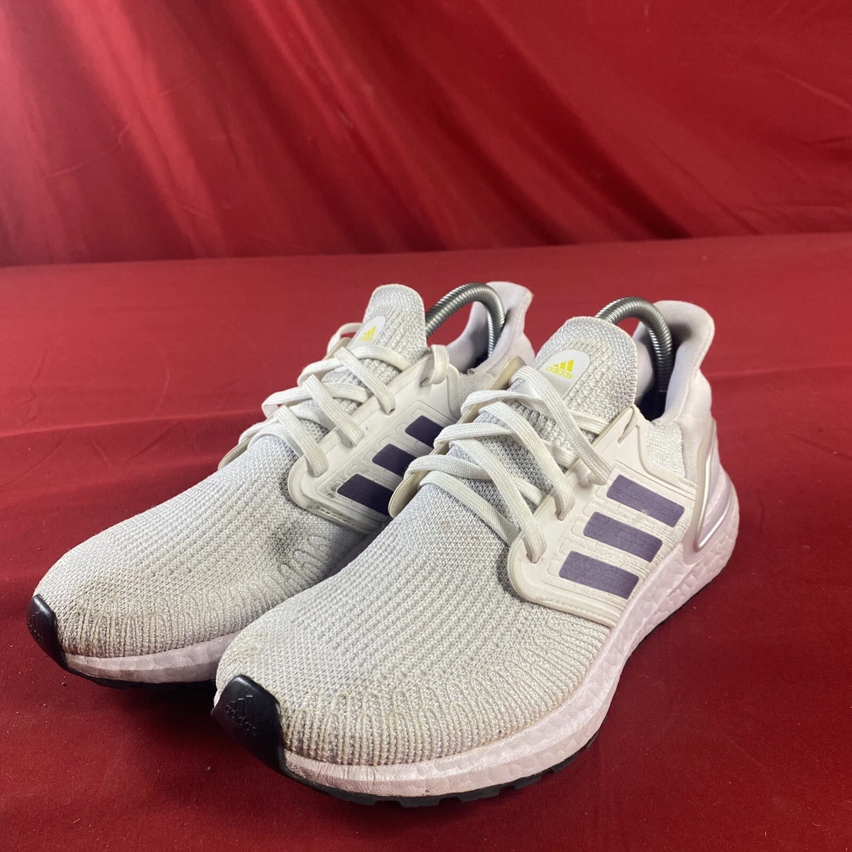 Adidas EG0762 Ultraboost 20 Women s Size 9 White Silver Sparkle