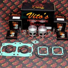 Vito's POWER PRO Banshee FORGED pistons + gasket kit 6hp over OEM 64.50 64.50mm
