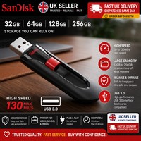 USB Memory Stick Cruzer Glide 16GB 32GB 64GB 128GB 3.0 Flash Drive UK