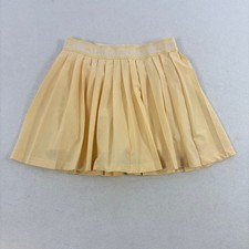 Athleta Girl Pleat Perfect Skort Kids XL/14 Yellow Waistband Active Skirt