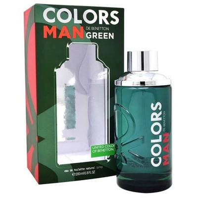 COLORS GREEN * Benetton 6.8 oz / 200 ml Eau de Toilette ''EDT'' Men Cologne Spray