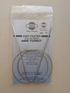 Skacel Addi Turbo Circular Knitting Needles 32" US # 2 / 3.0 mm/80cm
