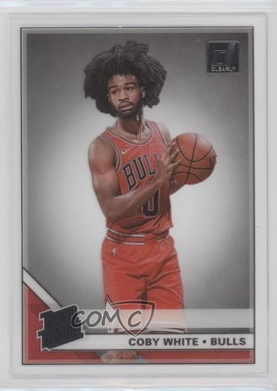 2019-20 Panini Clearly Donruss Rated Rookie Coby White #56 00kj