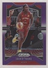 2020 Panini Prizm WNBA Purple Prizm 86/125 Jackie Young #76 n0c