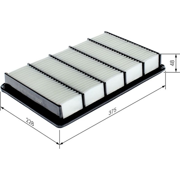 Bosch F 026 400 362 Luftfilter FüR Mazda RX 8 SE FE Staubpartikelfilter-image