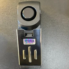 EMDMAK Door Stop Alarm Security Travel Safety Device – Black (Pack of 4) NEW 