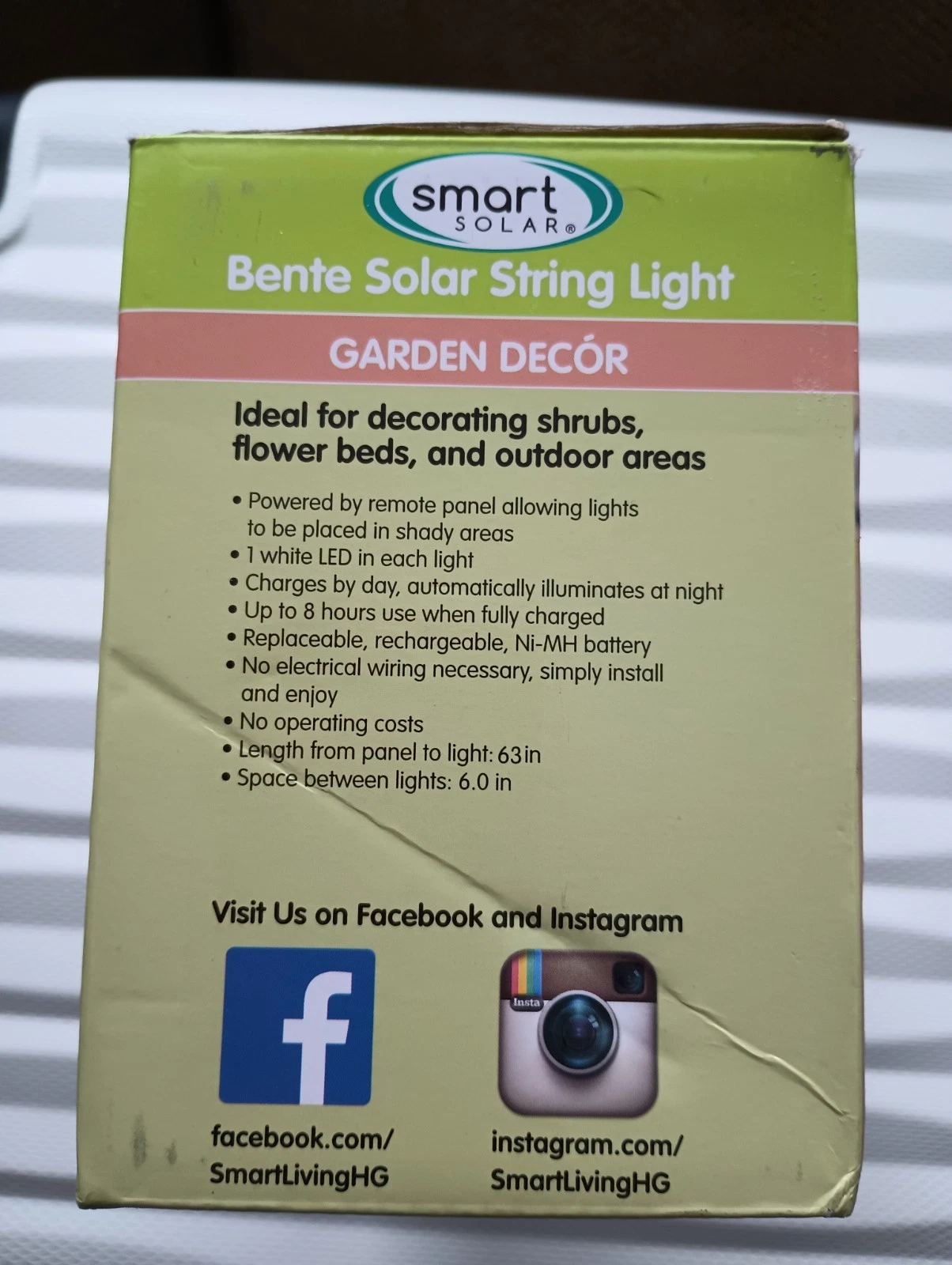 Bente Solar String Light Garden Decor