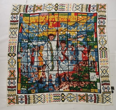 Harlequin Seidentuch. Gebraucht in gutem Zustand. 100% Seide. 89cm*89cm