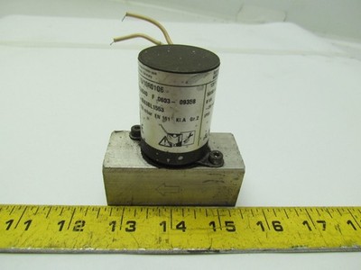 Krom Schroder VG 15/10R01Q6 Gas Solenoid Valve 1/2''npt Ports 100mbar 120V 8VA