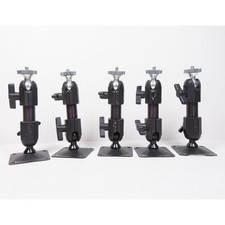 PanaVise Camera Mounts Black 827-06 Double Knuckle 1/4-20 CCTV Security Lot of 5