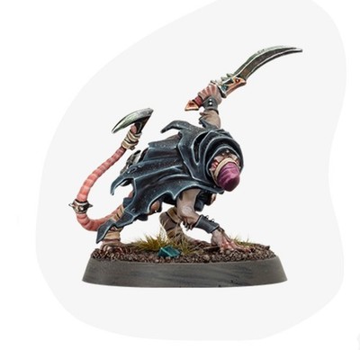 GW WH AOS SPEARHEAD CITY OF ASH Skaven Clan Eshin GUTTER RUNNERS 1x Assassin v31