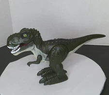 Robo Alive Attacking Dinosaur T Rex Zuru Battery Powered Robotic Toy Green Video