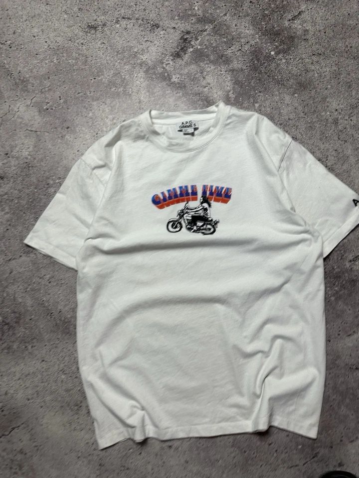 APC Gimme Five Rider T shirt White Size L - Image 3 of 4