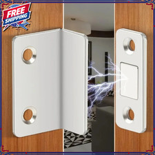 Ultra Strong L Shape Magnetic Catch Latch Door Cabinet Cupboard Furniture Lock