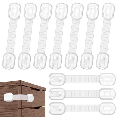 KIMSKY Kindersicherung Schrank und Schubladen, 10 Stück Selbstklebende Baby