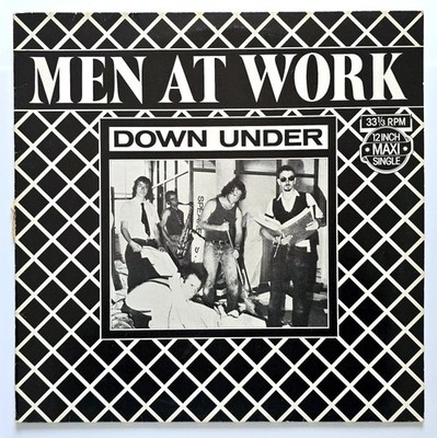 HERREN BEI DER ARBEIT - Down Under (12'' Maxi 33T) sehr seltene Bildhülle!! Sehr guter Zustand+