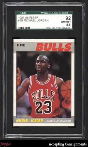 Jordan 1987 Fleer Jordan #59