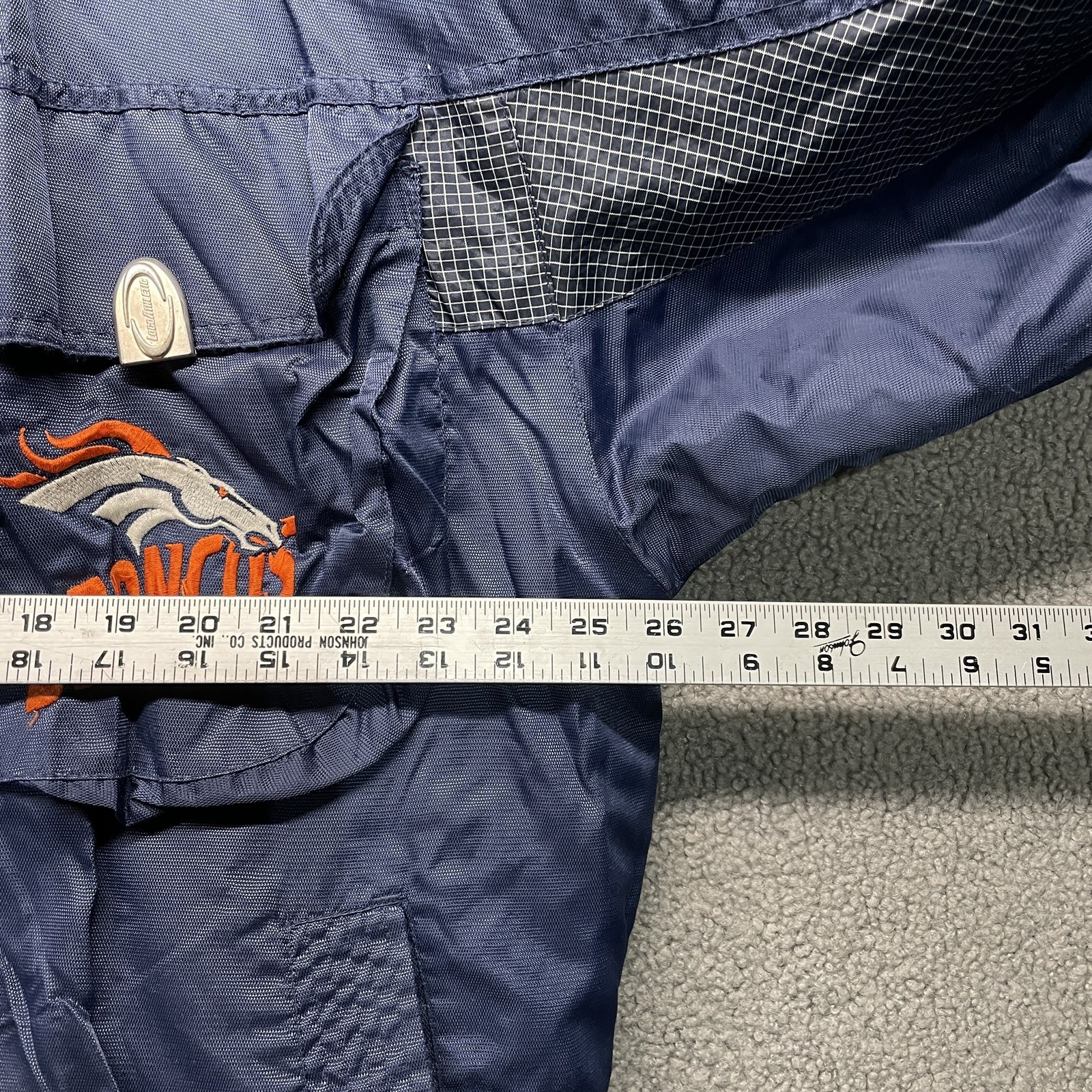 VTG 90's NFL Logo Athletic Pro Line Denver Broncos Jacket Embroidered Mens XL