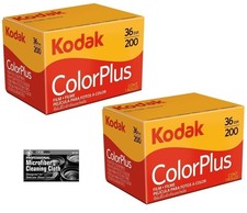 Kodak ColorPlus 200 Color Negative Film 35mm Roll Film, 36 Exposures - 2 Pack
