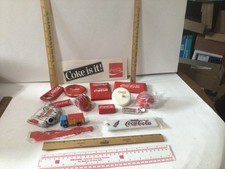 Coca Cola Lot Rulers Opener YoYo Top Truck Keychains Whistle Purse Clicker Hat