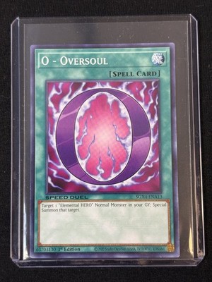 2022 YU-GI-OH! CARD SGX4-ENA13 O-OVERSOUL SPELL SPEED DUEL GX ACADEMY 1ST ED