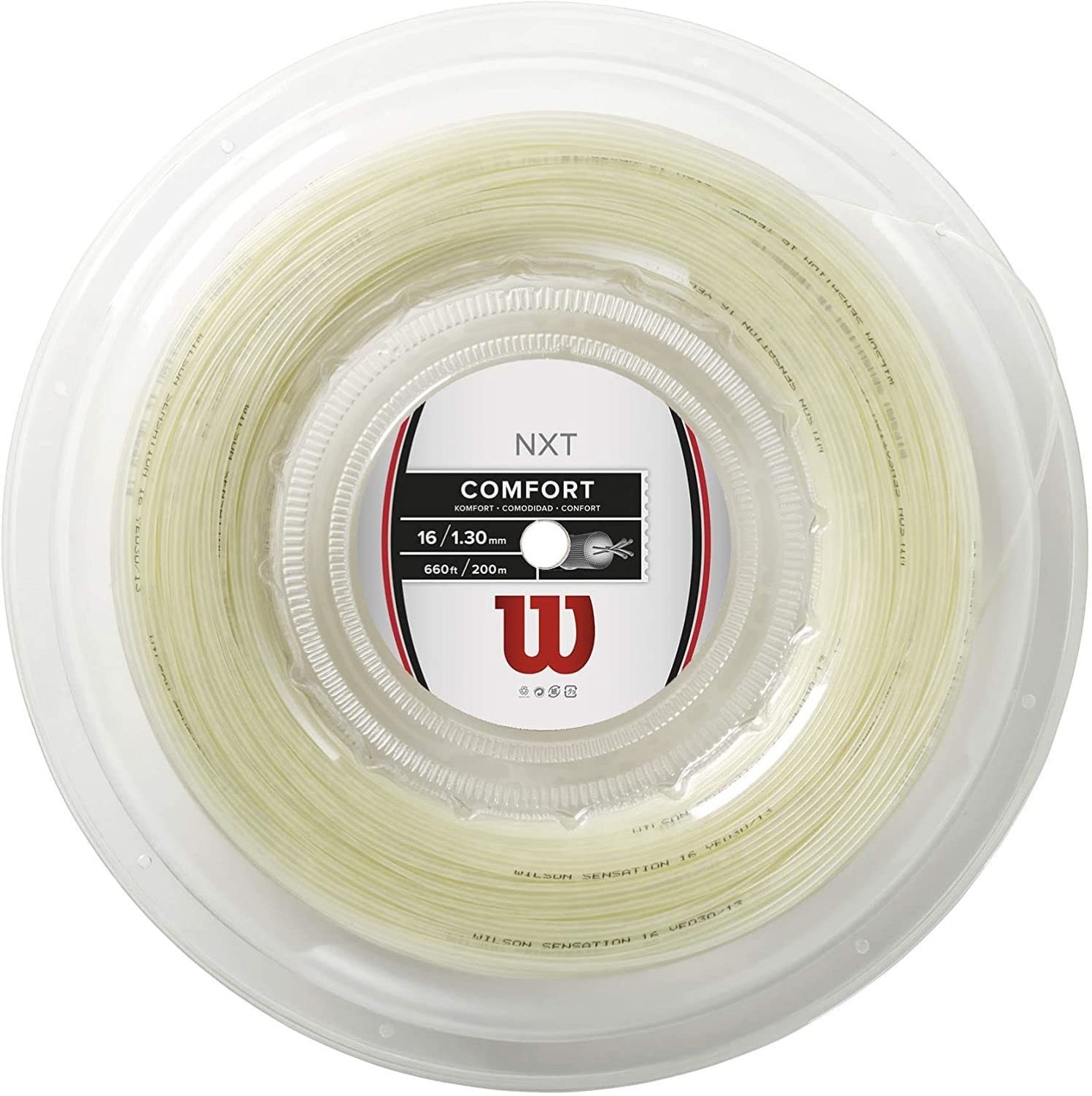 Wilson Tennis String NXT 16 (200m Reel) WRZ912700 Multi-filament Gut 200m reel