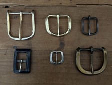 Lot Of 6 Various Belt Buckles