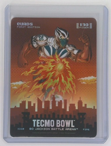 Bo Jackson Battle Arena Tecmo Bowl Quads Saquon Barkley Fire Skyline Hobby ONLY
