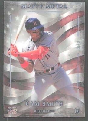 CZC350 - 2026 Wild Card Matte Metal - America 250 - Cam Smith - /3 - Flag - RC