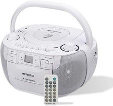 TR621 CD  Cassette Player Combo Boombox CD Player Home AM/FM Tape Recording
