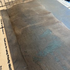 Vintage Mesh Bronze Woven Wire Window Screen 32" X 10" Arts Crafts