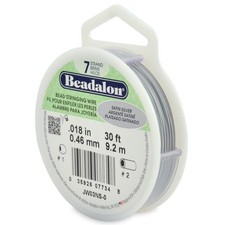 Beadalon 7-Strand Stainless Steel Beading Wire,Flexible Durable Wire for Je...