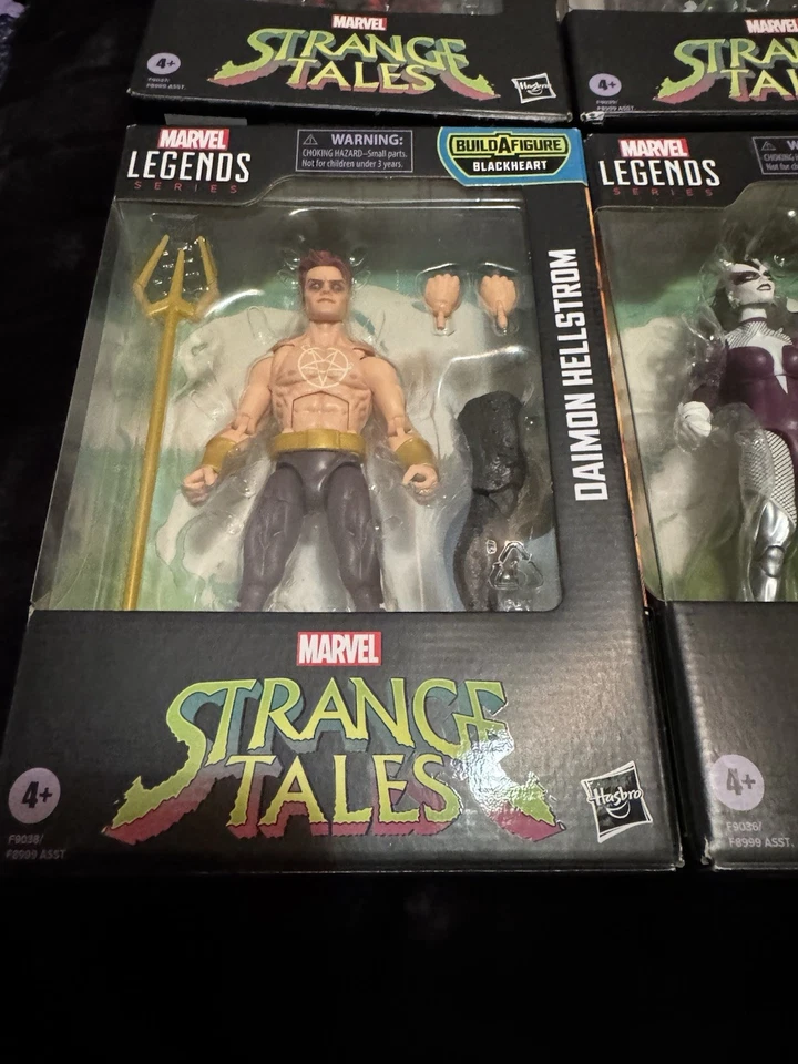 Juego de 7 figuras de acción Hasbro a escala de 6" de Marvel Comic Legends BLACKHEART BAF 2024 Foto 2 de 4
