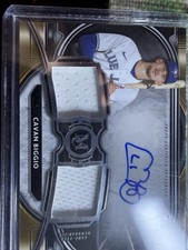 2021 Topps Museum Collection - Single-Player Dual Relic Autographs Cavan Biggio