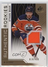 2018 Upper Deck SP Game Used Authentic Rookies Gold Jersey 18/499 Ethan Bear n1u