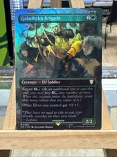 MTG *Galadhrim Brigade Full Art Foil X1* (NM) Lord of the Rings Commander Magic