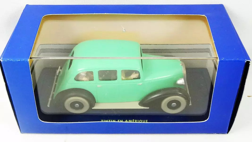 Voiture des gangsters Tintin en Amérique N58 Editions Atlas neuve