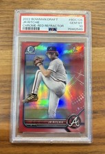2022 Bowman Draft JR Ritchie 1st Prospect Red Chrome Parallel /5 #BD-126 PSA 10
