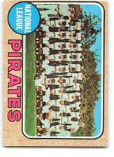 1968 Topps #308 Pirates Team NM Near Mint Pirates  ID:328936