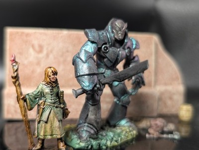 Well painted artifcer ''Mailana of Lost Lakes'' d&d Reaper miniature