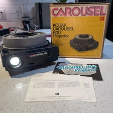 Kodak Carousel 600 Slide Projector-VIDEO-Please See Description