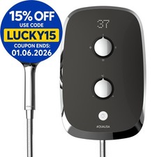 Aqualisa eMotion 10.5kW Electric Shower - Space Grey MOGC105