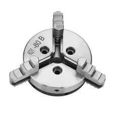 SANOU K01-80B 3-Jaw Manual Self Centering Lathe Chuck 80mm Diameter✈