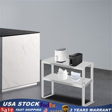 Stainless Steel Work Table Commercial Kitchen Food Prep Spices Table 12" x 30"