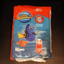 Huggies Little Swimmers Diapers 5-6 Large Disney Finding Dory Nemo 32lbs  17ct