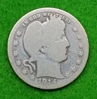 90% Silver 1914 D Barber Quarter Denver Silver Circulated US Coin