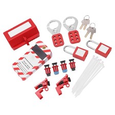 ｀Electrical Circuit Breaker Lockout Tagout Kit Safty Padlock Loto Hasps BL