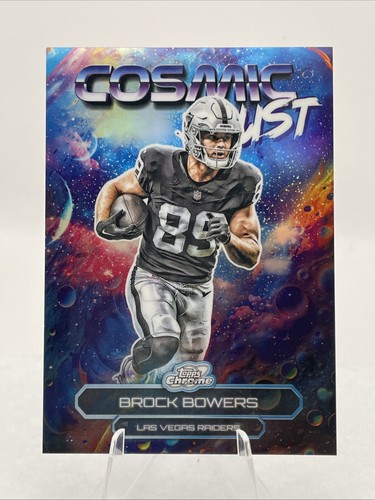 2025 Topps Cosmic Chrome Brock Bowers Base (RAW)