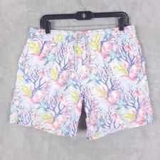 Vilbrequin Moorea Hawaii Swim Trunks Shorts Mens Sz XL Lined Drawstring Starfish